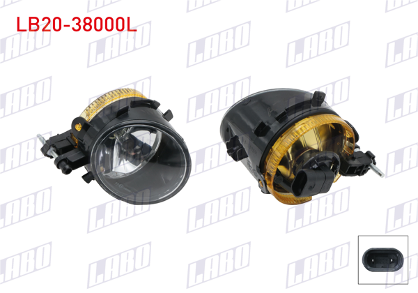 LABO LB20-38000L | Sis Farı Sol Ampullu Seat Altea 2007-2013 / Ibiza 2009-2013 / Leon 2006-2013 / Toledo 2009-2013