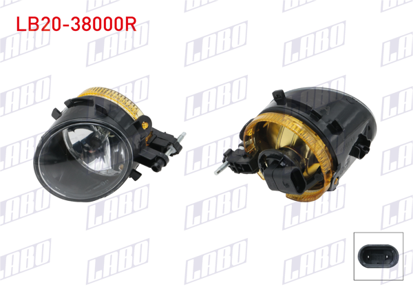 LABO LB20-38000R | Sis Farı Sağ Ampullu Seat Altea 2007-2013 / Ibiza 2009-2013 / Leon 2006-2013 / Toledo 2009-2013