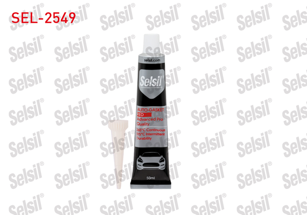 SELSIL SEL-2549 | Rtv Sıvı Conta Kırmızı 50 Ml | 24 Adet