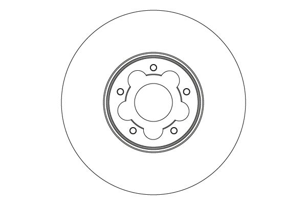 TRW DF6877S | Fren Diski Ön Ford Transit Custom 18 -
