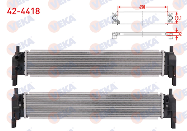 VEKA 424418 | Turbo Radyatörü VW Golf7 A3 Leon Octavia 1.2Tsı 13 >