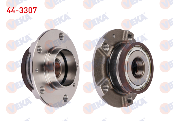 VEKA 44-3307 | Porya Sol-Sağ Arka Rulmanlı Peugeot 407 (6D) 1.6 HDI Manyetık ABS Okuyuculu 5 Bijon 2004-2011