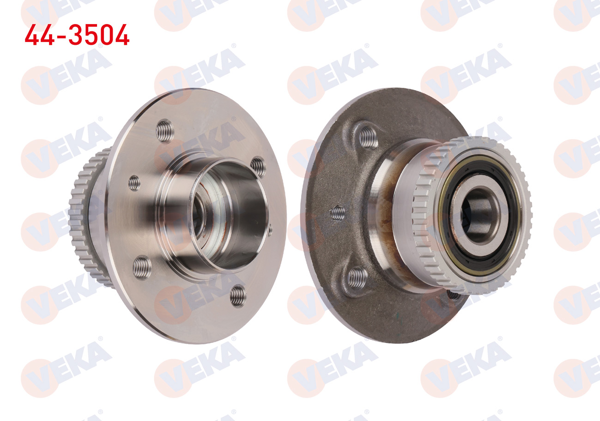 VEKA 44-3504 | Porya Sol-Sağ Arka Rulmanlı Renault Kangoo (Kc0 / 1) 1.4İ ABS li 4 Bijon ABS 44 Dıs 1998-2008