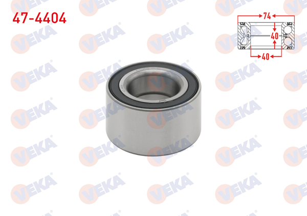 VEKA 474404 | Ön Porya Bilyası Bora Golf