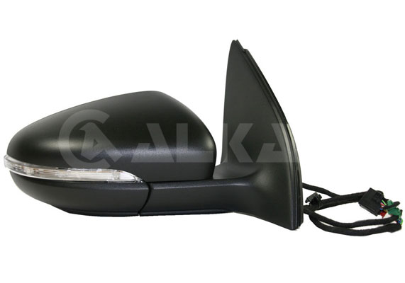 ALKAR 6126124 | Dış Dikiz Aynası Sağ Elektrikli Isıtmalı Sinyalli 6 Pin Volkswagen Golf VI (Aj5) 2009-2012