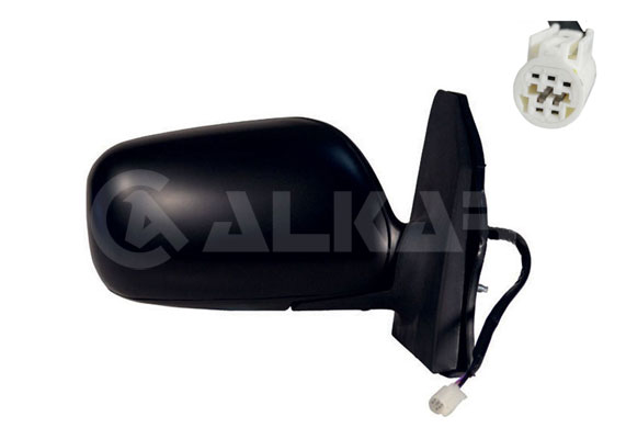 ALKAR 6126261 | Dış Dikiz Aynası Sağ Elektrikli Isıtmalı Astarlı 5 Pin Yuvarlak Soketlı Toyota Corolla 2001-2004