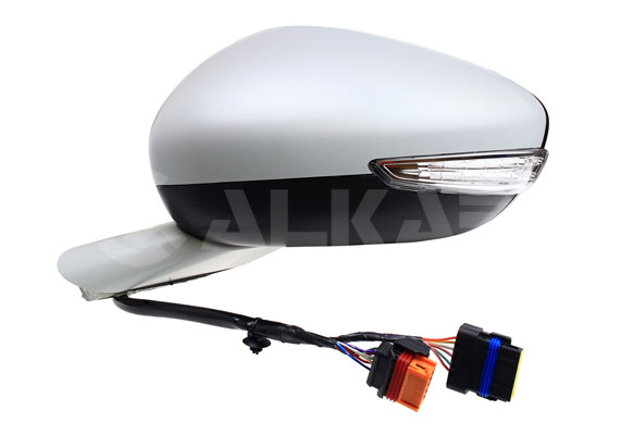 ALKAR 6143870 | Dış Dikiz Aynası Sol Elektrikli Isıtmalı Astarlı Otomatik Katlanır Sinyalli 10 Pin Alt Aydınlatma Peugeot 508 2010 -