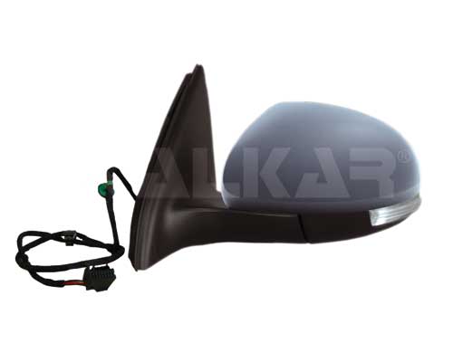 ALKAR 9039136 | Dış Dikiz Aynası Sol Elektrikli Asferık Isıtmalı Astarlı Sinyalli 6 Pin Volkswagen Tiguan 2011-2015