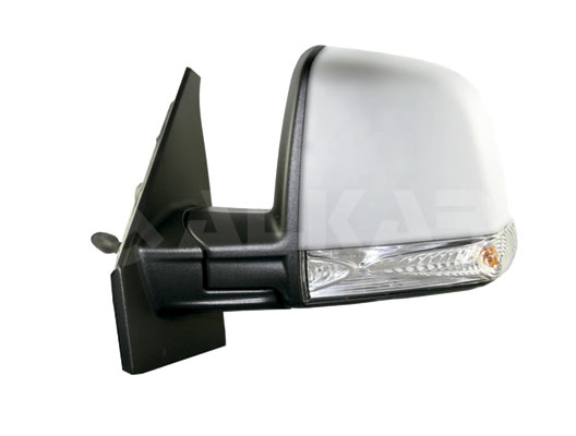 ALKAR 9237929 | Dış Dikiz Aynası Sol Mekanik Sinyalli Astarlı Tek Camlı Fiat Doblo 2010-/ Opel Combo D 2012 -