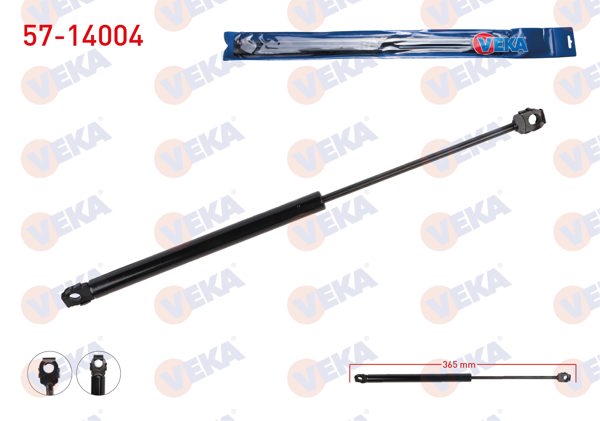VEKA 57-14004 | Motor Kaput Amortisörü BMW 3 Serisi (E36) 1990-2000 | 2 Adet