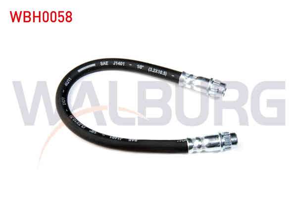 WALBURG WBH0058 | Fren Hortumu Arka Sol-Sağ 280mm Dacia Logan (Ls) 2004-2012 / Dacia Duster 2010-/ Dacia Sandero 2008-2013 / Renault Express (F40,G40) 1985-1998 / Renault Laguna I (B56,556) 1993-2001 | 2 Adet