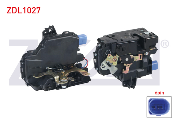 ZEGEN ZDL1027 | Kapı Kilidi Sağ Arka 6 Pin Volkswagen Polo 2002-2009 / Skoda Fabia 1999-2007 / Seat Ibiza III 1999-2002