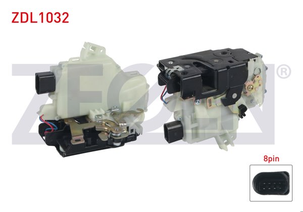 ZEGEN ZDL1032 | Kapı Kilidi Sol Ön 8 Pin Volkswagen Golf IV-Bora 1997-2005 / Jetta II 1982-1992 / Passat 1997-2001