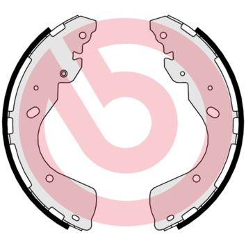BREMBO S56547 | Arka Fren Balatası Pabuç Ranger 2,2 TDCI 11 > Navara Np300 2,3 / 2.5 / 3,0 DCI