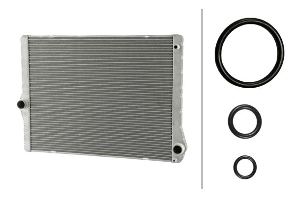 HELLA 8MK366301-861 | Motor Su Radyatörü BMW N52 N53 F10 09 > 11 F01 09 > 15