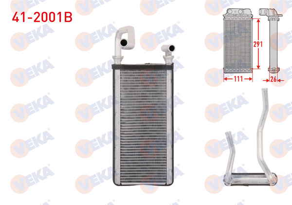 VEKA 41-2001B | Kalorifer Radyatörü Brazing Honda Cr-V I 2.0İ 16V 1995-2002