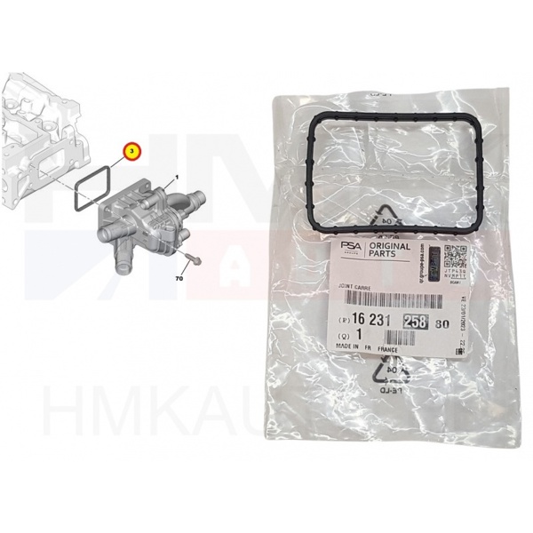 MOPAR (PSA) 1623125880 | Su Kollektor Contası 1.6 HDI Dv6 Tum Modeller