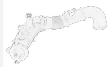 BİTAPART BPE333015 | Hava Filtre Kutu Alt Hortumu Boxer Jumper Ducato Euro6 Montaj