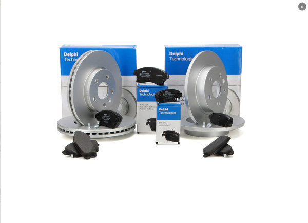Chevrolet Cruze 15 Inch 1.6 Ön Disk-Ön Balata / Arka Disk-Arka Balata Tam Takım Delphi Marka Ürün