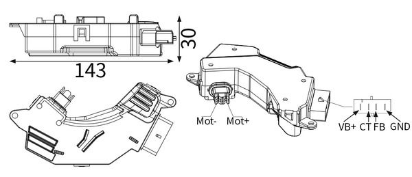 MAHLE ABR190000S | Kalorifer Regülatörü Opel Vectra C