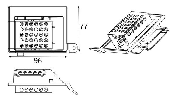 MAHLE ABR86000S | Klima Şalteri 639 Viano (Abr86000s)