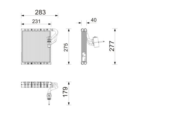 MAHLE AE290000P | Evaporatör Opel Insignia B