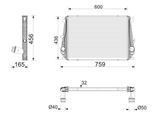 MAHLE CI777000P | Interkol Radyatörü W205 M626 (Cı777000p)