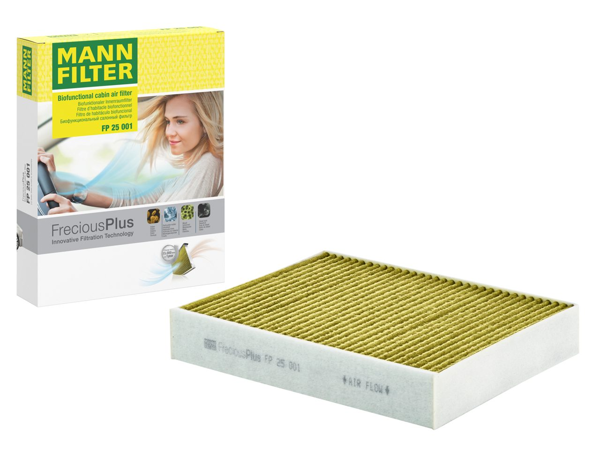 MANN FP25001 | Bmw 3 Seri F30 Kasa Antibakteriyel Karbonlu Polen Filtresi