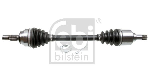 FEBI BILSTEIN 182627 | Aks Sol Komple (Dıs Freze: 25, Ic Freze: 24, Conta Çapı: 58,5, Boy: 634mm) P207 P208 P308 C4 II Ds4