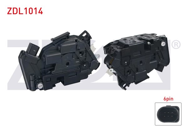 ZEGEN ZDL1014 | Kapı Kilidi Sol Arka 6 Pin Volkswagen Passat CC-Amarok-Scirocco-Tiguan 2008-/ Audi A1 2010-/ Seat Ibiza V 2008-/ Skoda Fabia II-Superb II 2006-2015