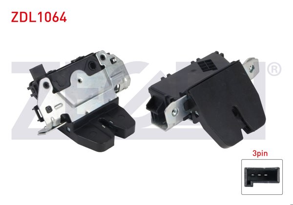 ZEGEN ZDL1064 | Bagaj Kilidi 3 Pin Opel Astra H 2004-2010 / Zafira B 2005-2011