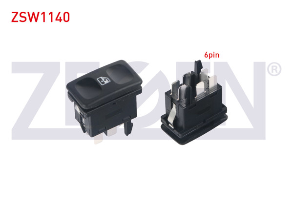 ZEGEN ZSW1140 | Cam Açma Anahtarı Tekli 6 Pin Golf II-Jetta II 1983-1992 / Ibiza II 1993-2002 / Cordoba 1999-2009