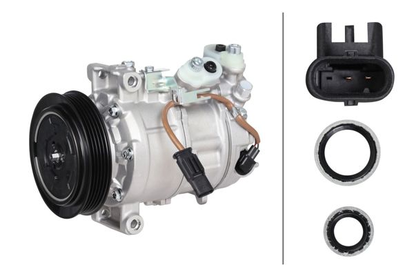 HELLA 8FK366202-391 | Klima Kompresörü X156 13 > W176 13 > 18 W246 11 > 18 C117 13 > 19
