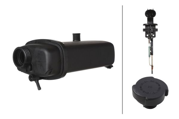 HELLA 8MA366365-081 | Radyatör Su Deposu BMW E39 E38 M60 M62 M73