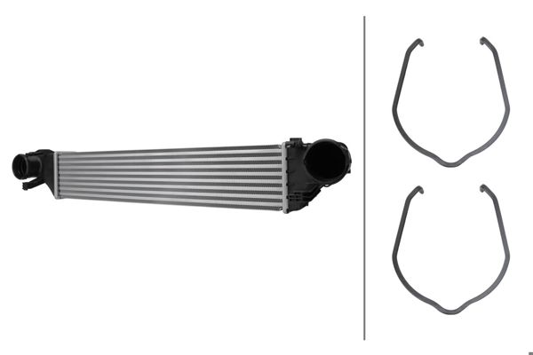HELLA 8ML366341-461 | Turbosarj Radyatörü W203 02 > 07 Cl203 03 > 08 S203 02 > 07 C209 02 > 09 A209 03 > 10