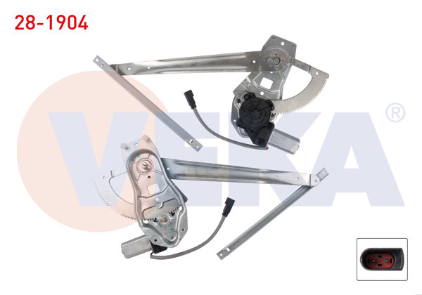VEKA 28-1904 | Cam Krıkosu Elektrikli Motorlu Sol Ön Ford Transit (V184) 2000-2006 / Transit (V347) 2006-2014