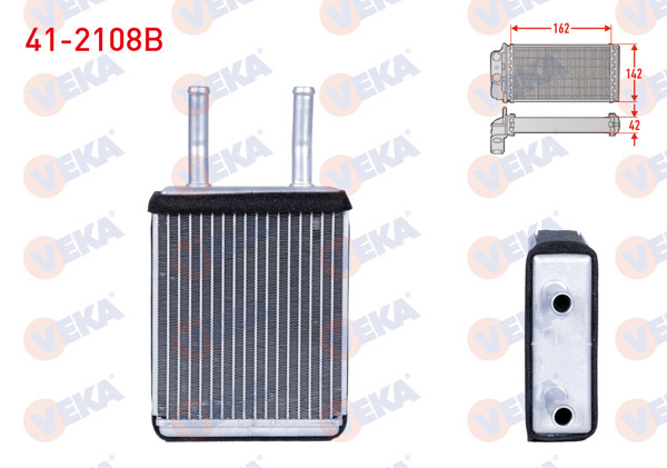 VEKA 41-2108B | Kalorifer Radyatörü Brazing Hyundai Excel 1.5İ 1990-1995