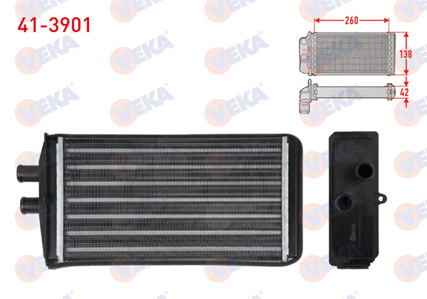 VEKA 41-3901 | Kalorifer Radyatörü Mekanik Skoda Felicia (6U1) 1.3 1994-2002