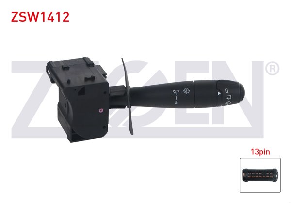 ZEGEN ZSW1412 | Silecek Kumanda Kolu 13 Pin Dacia Logan-Sandero 2004-2013