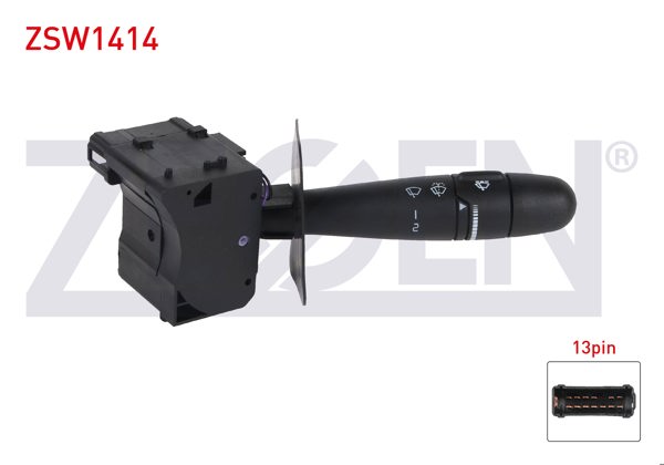 ZEGEN ZSW1414 | Silecek Kumanda Kolu 13 Pin Renault Megane I 1999-2002