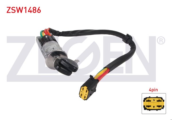 ZEGEN ZSW1486 | Kontak Anahtarı Renault Clio II-Clio Symbol 1998-2005 / Dacia Logan-Sandero 2004-2013