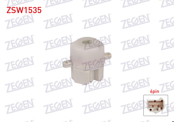 ZEGEN ZSW1535 | Kontak Termiği 6 Pin Nissan Juke 2010-/ Qashqai 2007-2013