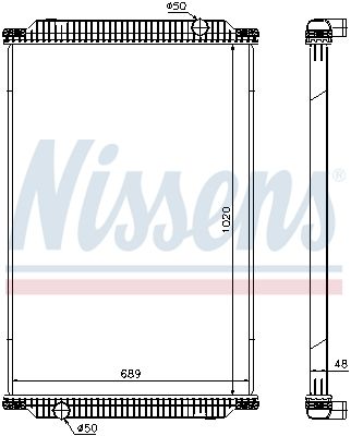NISSENS 67196 | Motor Su Radyatörü Man Lıon S City Loh Otobüs Cng Lı Dogalgazlı