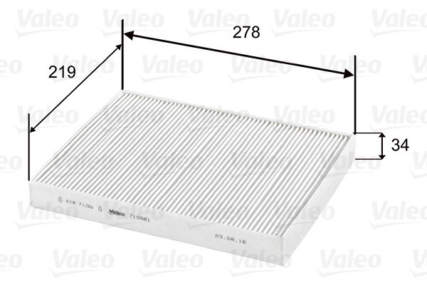 VALEO 715581 | Polen Filtresi 03 > T.Porter T5-Touareg