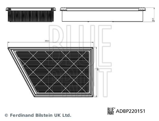 BLUEPRINT ADBP220151 | Hava Filtresi VW Amarok 2.0Tdı
