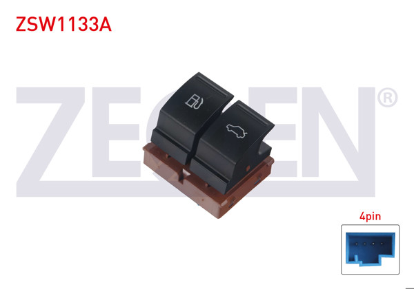 ZEGEN ZSW1133A | Bagaj Ve Yakıt Depo Anahtarı Çiftli 4 Pin Volkswagen CC-Passat CC 2008-/ Passat 2005-2008