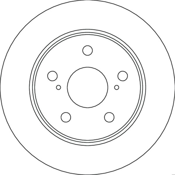 TRW DF6773 | Fren Disk Arka 274-5-(Toyota Corolla 1.8 VVTI Hybrıd 2019 -) | 1 Adet