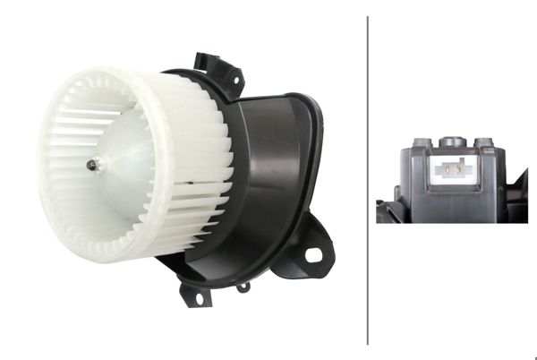 HELLA 8EW366400-061 | Kalorifer Motoru Grande Punto Corsa D Bipper Nemo