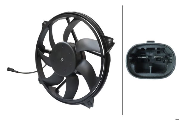 HELLA 8EW366420-001 | Fan Motoru C4 C4 Picasso C4 (B7) Ds4 Ds5 P307 Ym Partner Tepe Berlingo III P308 P3008 P5008 Rcz 1,6H
