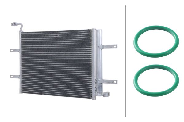 HELLA 8FC366220-551 | Klima Radyatörü Polo Cordoba Ibiza II IV Fabia Roomster 1,0 1.2 1.4 1.6 1.8 1.9 TDI 93 > 16